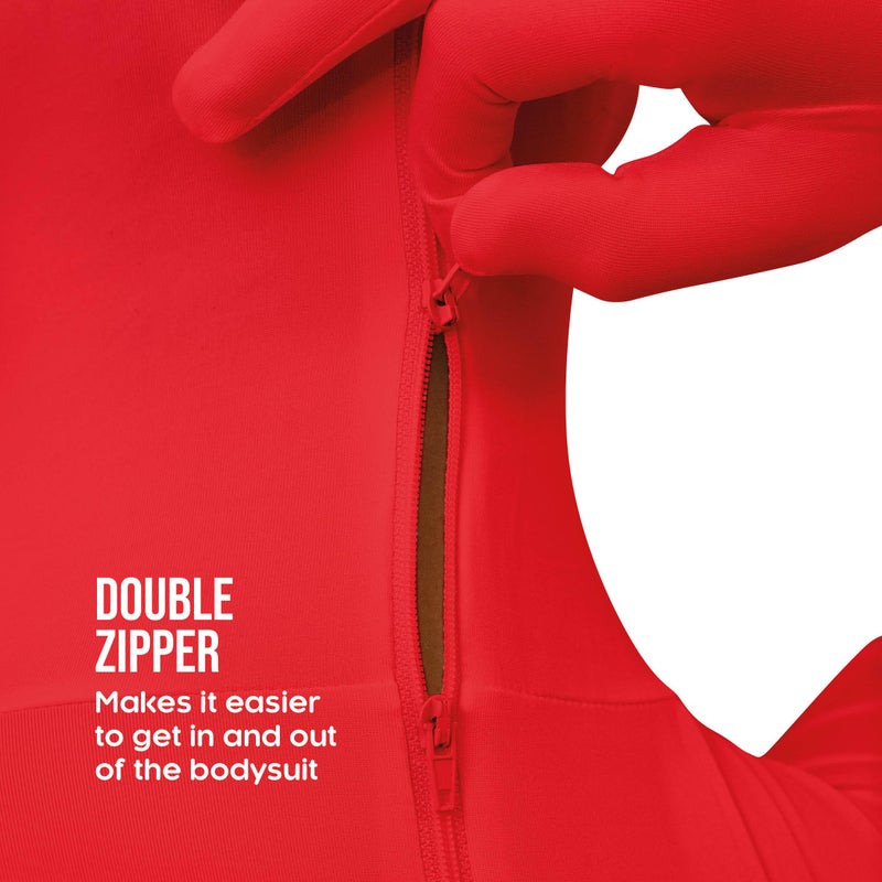 Morphsuits Spandex Bodysuit Zentai Red Adults Halloween Costume - X-Large - Image 4